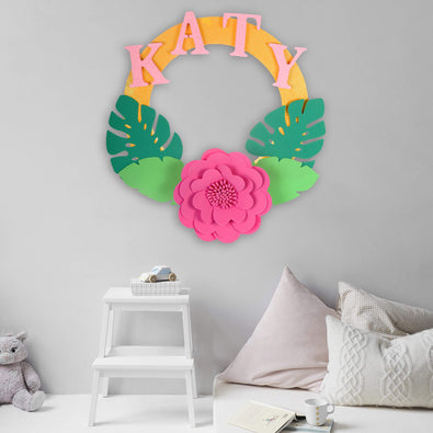 Fantasías Miguel Art.5779 Hojas Tropical De Fomi 26-12cm   (Aprox) 8pz