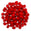 Fantasías Miguel Art.5903 Pom Pom  Metálico/Iris 13mm 100pz Rojo