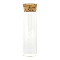 Art.6054 Tubo De Cristal Con Tapa aprox 60ml