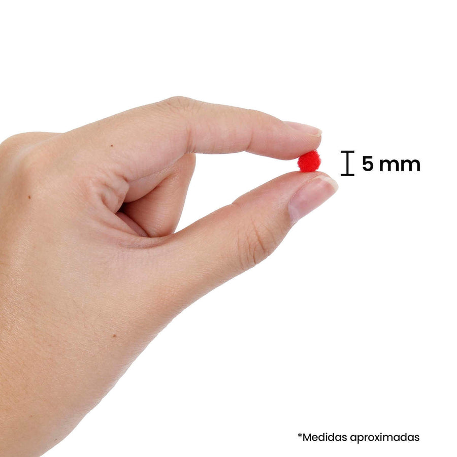 Art.6222 Pom Poms 5mm 100pz