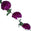 Fantasías Miguel Art.6298 Enredadera Con Clavel Especial 2.9m 1pz Morado