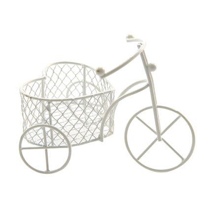 Art.6352 Triciclo De Alambre Con Canastita