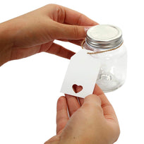 Art.6432 Tarjeta Con Corazón 6.5x4cm 20pz