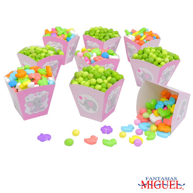 Fantasías Miguel Art.6626 Caja Palomitas Elefante 6.4x6x6.5cm 9pz