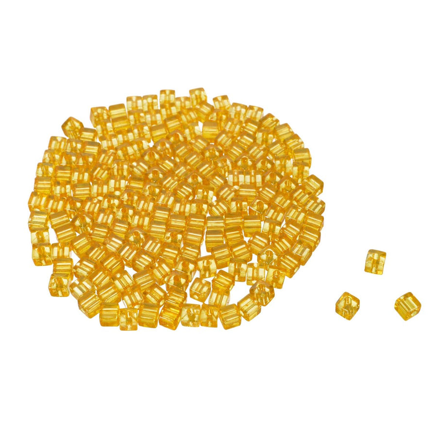 Art.6947 Cuentas Plásticas Cuadro 5x5x5mm 25g    (Aprox 200pz)