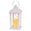 Fantasías Miguel Art.7004 Quinque Plástico Con Vela 30.5x14x14cm 1pz Blanco