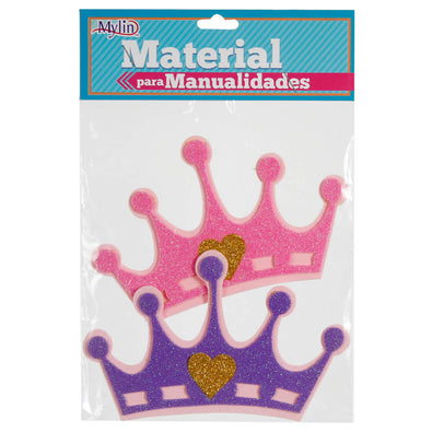 Fantasías Miguel Art.7008 Coronas Princesa 9x14.5cm 2pz
