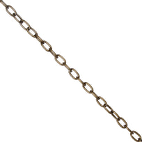 Art.7018 Cadena De Metal Oro Antigüo 11x6mm 25m