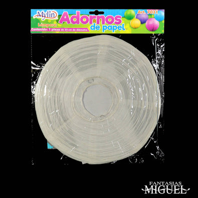 Fantasías Miguel Art.7031 Adorno De Papel Redondo 25cm 1pz