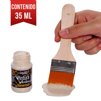 Fantasías Miguel Art.7574 Pintura Acrílica Diamantada 35ml 1pz