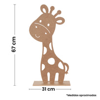Art.7653 Jirafa Con Base 67x31x9cm 1pz