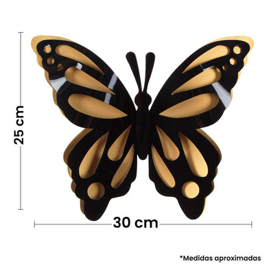 Fantasías Miguel Art.7700 Mariposa De PVC 25x30cm 1pz