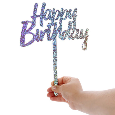 Fantasías Miguel Art.7819 Pick Happy Birthday Metalizado 25.9x18cm 1pz
