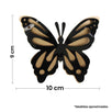 Fantasías Miguel Art.7838 Mariposa De PVC 9x10cm 4pz