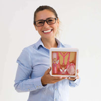 Art.7980 Caja Con Tapa Transparente 8x20x20cm 1pz