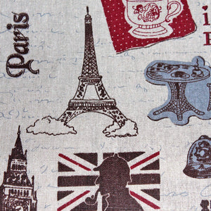 Art.8055 Rollo Tela Yute Impreso