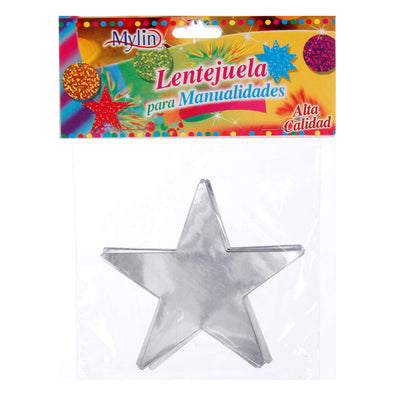 Fantasías Miguel Art.8260 Lentejuela Estrella Color Metálico 80mm 15g