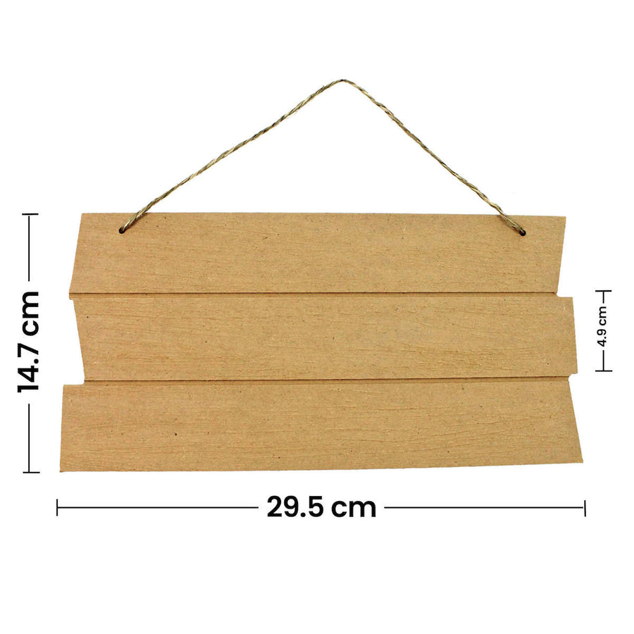 Art.8297 Letrero Rayado 14.5x30cm 1pz