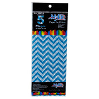 Art.8327 Papel China Chevron 50x66cm 5pz