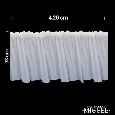 Fantasías Miguel Art.8336 Faldón Rectangular Plástico .73x4.30m 1pz