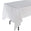 Fantasías Miguel Art.8352 Mantel Plástico Rectangular 1.38x2.76m 1pz Blanco