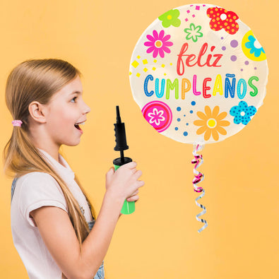 Fantasías Miguel Art.8425 Globo Impreso Feliz Cumpleaños 46cm 1pz