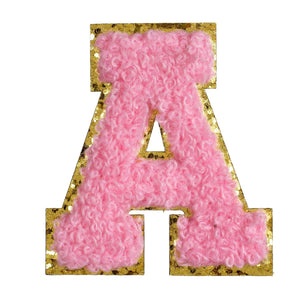 Art.8427 Sticker/Parche Letra Rosa