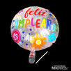 Fantasías Miguel Art.8440 Globo Impreso Feliz Cumpleaños 46cm 1pz