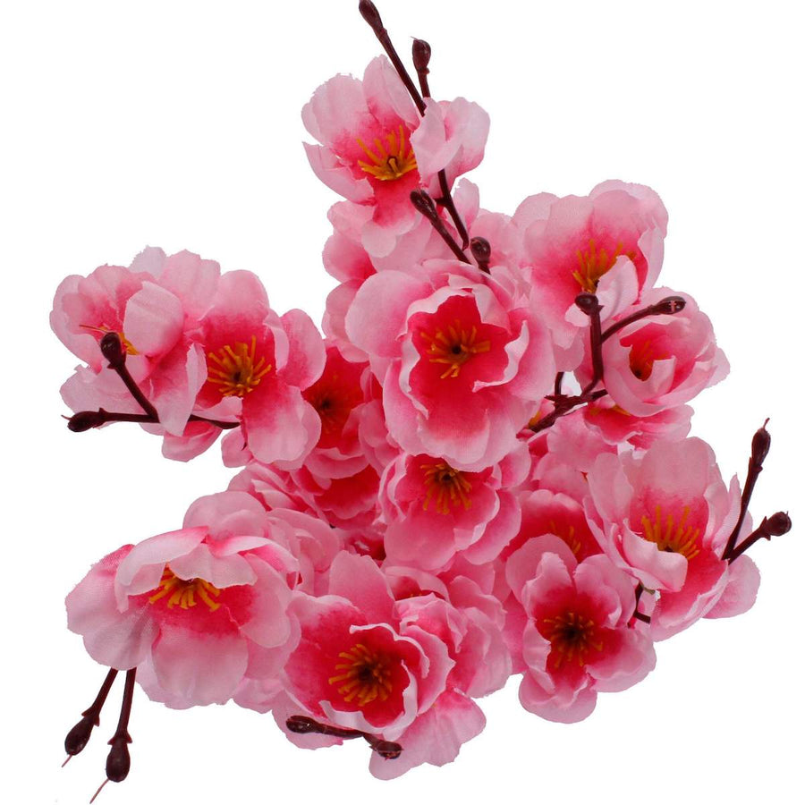 Art.8441 Ramo Fino Flor Durazno x7 58cm 1pz