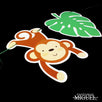 Fantasías Miguel Art.8483 Banderín Safari x12 24cm     3m 1pz