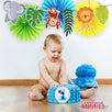 Fantasías Miguel Art.8483 Banderín Safari x12 24cm     3m 1pz