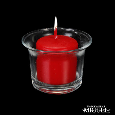 Fantasías Miguel Art.8510 Vaso Decorativo De Cristal aprox 56ml 4.5x6.3cm 1pz