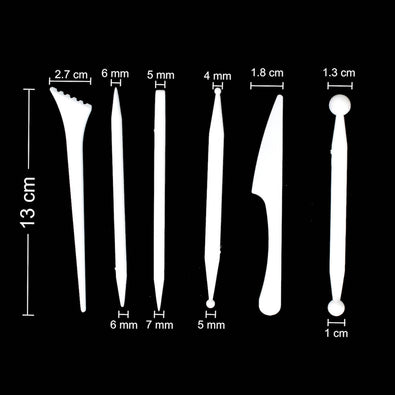 Fantasías Miguel Art.8516 Juego De 6 Moldeadores 13cm 1 jgo