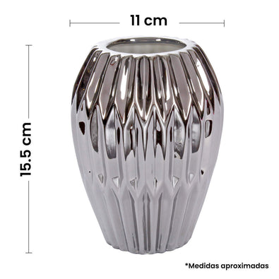 Fantasías Miguel Art.8572 Base Fina Cerámica 15.5x 11cm 1pz