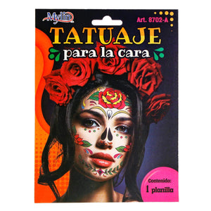 Art.8702 Tatuaje Para Cara  1 Planilla