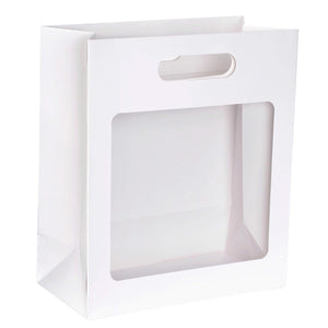 Art.8716 Bolsa Con Ventana Mediana 28x24x12cm 1pz