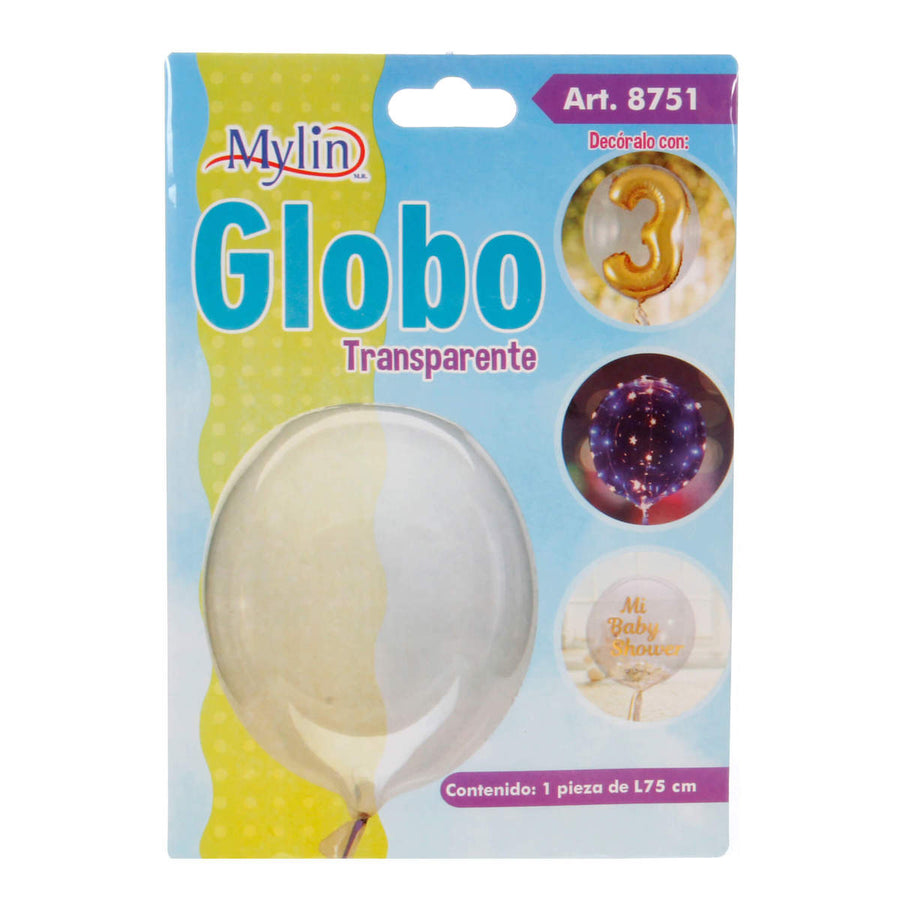Art.8751 Globo Transparente 75cm 1pz