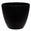 Fantasías Miguel Art.8794 Maceta Rayada 16x19cm 1pz Negro