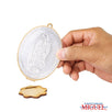 Fantasías Miguel Art.8850 Medalla Virgen De Madera Con Repujado 10x7x4.5cm 1pz