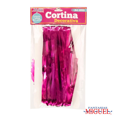 Fantasías Miguel Art.8995 Cortina Decorativa Material Foil 2x1m 1pz