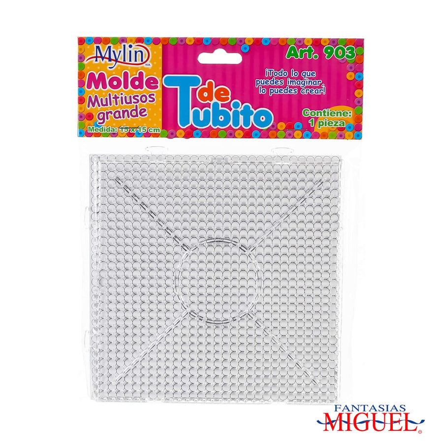Art.903 Molde Dtubito Cuadro 15cm 1pz