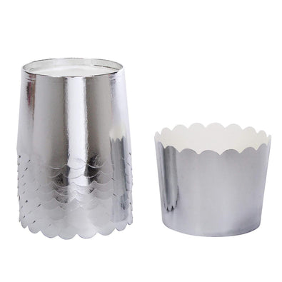 Fantasías Miguel Art.9036 Vaso Metalizado Liso 5.3x7cm 10pz