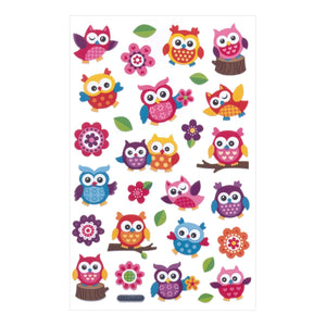 Art.9464 Calcomanía Dimensional Búho