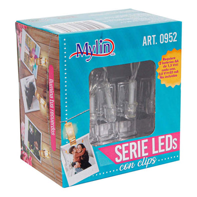 Fantasías Miguel Art.952 Serie Clips Led x10 2.2m 1pz