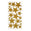 Fantasías Miguel Art.9647 Vínil Estrellas 27x14cm 1pz Oro