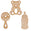 Fantasías Miguel Art.9897 Figuritas Accesorios 8cm     (Aprox) 3pz Baby 2