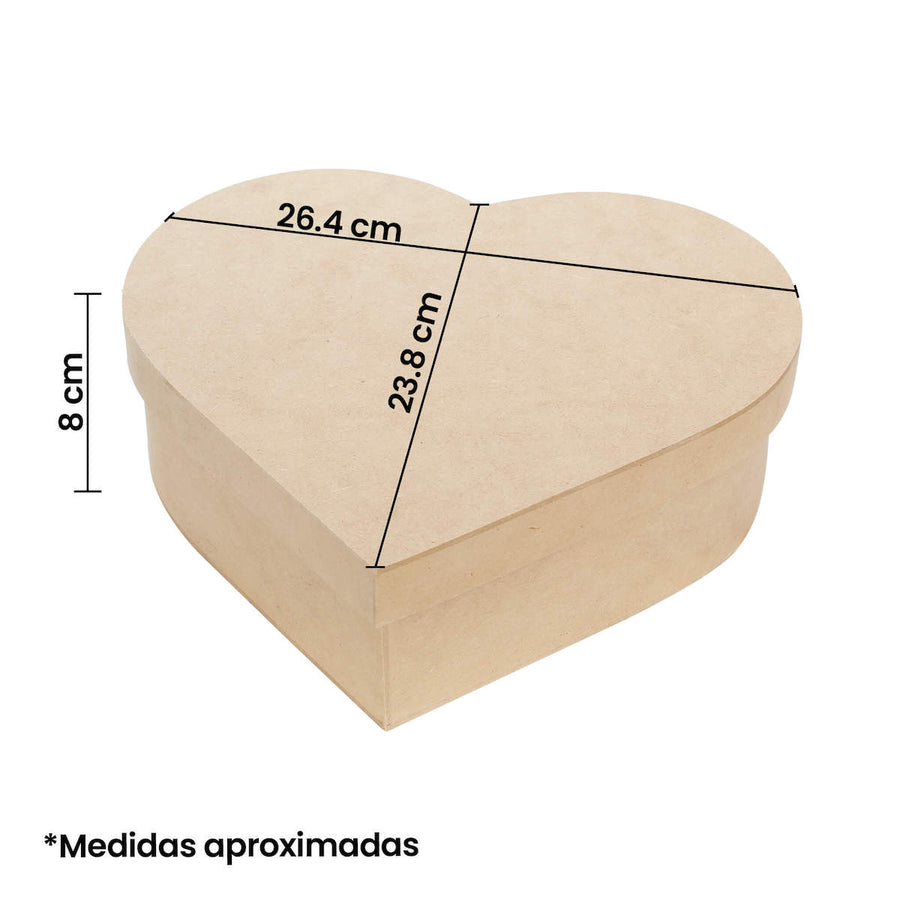 Art.9923 Caja Corazón 8x27x26cm 1pz