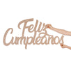 Fantasías Miguel Art.9996 Letrero Feliz Cumpleaños 53x103cm 1pz