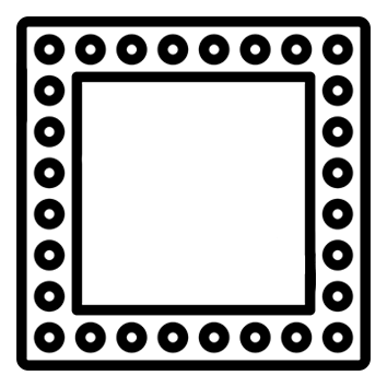 Letras y Marcos con Lentejuela