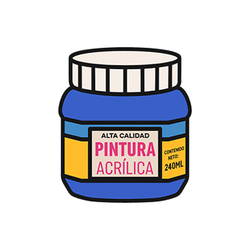 Pinturas, brochas y pinceles